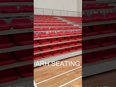 Sala de ginástica interna assentos retráteis para teatro a frio 280 mm de altura