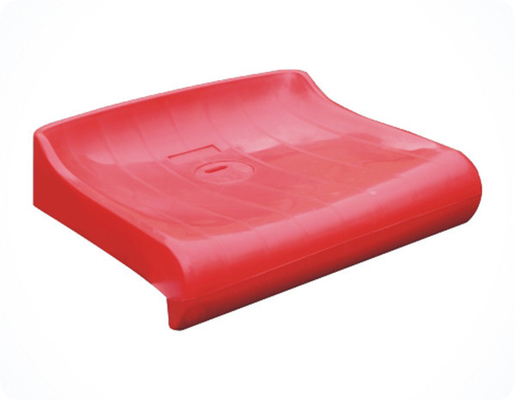 High Density Polypropylene Injection Flat Plastic Bleacher Seat Flame Retardant