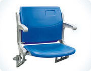 Blue Outdoor UV Resistant Foldable Stadium Seats Customized  Service